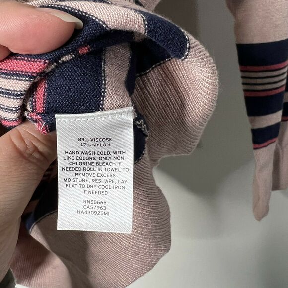 Halogen Striped Cardigan size Small NWT - Picture 6 of 6